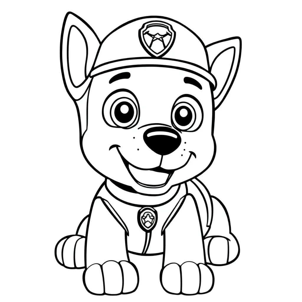 Paw Patrol Helden Reddingsteam Avontuur Kindvriendelijk coloring page for children