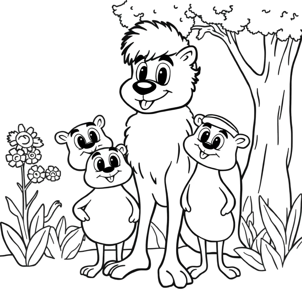 Peuters Tekenen Creatief Educatief Vrolijk coloring page for children