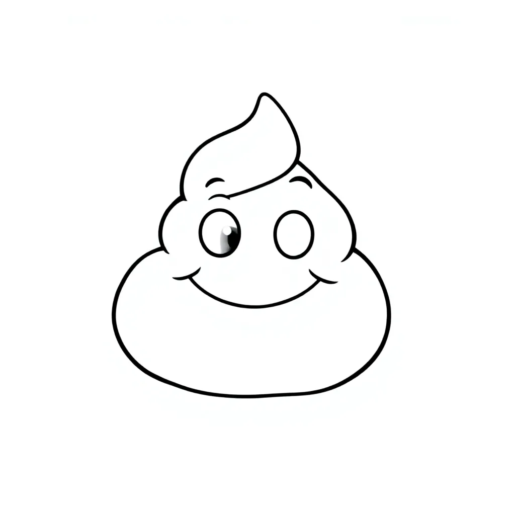 poepje kleurplaat voor kinderen