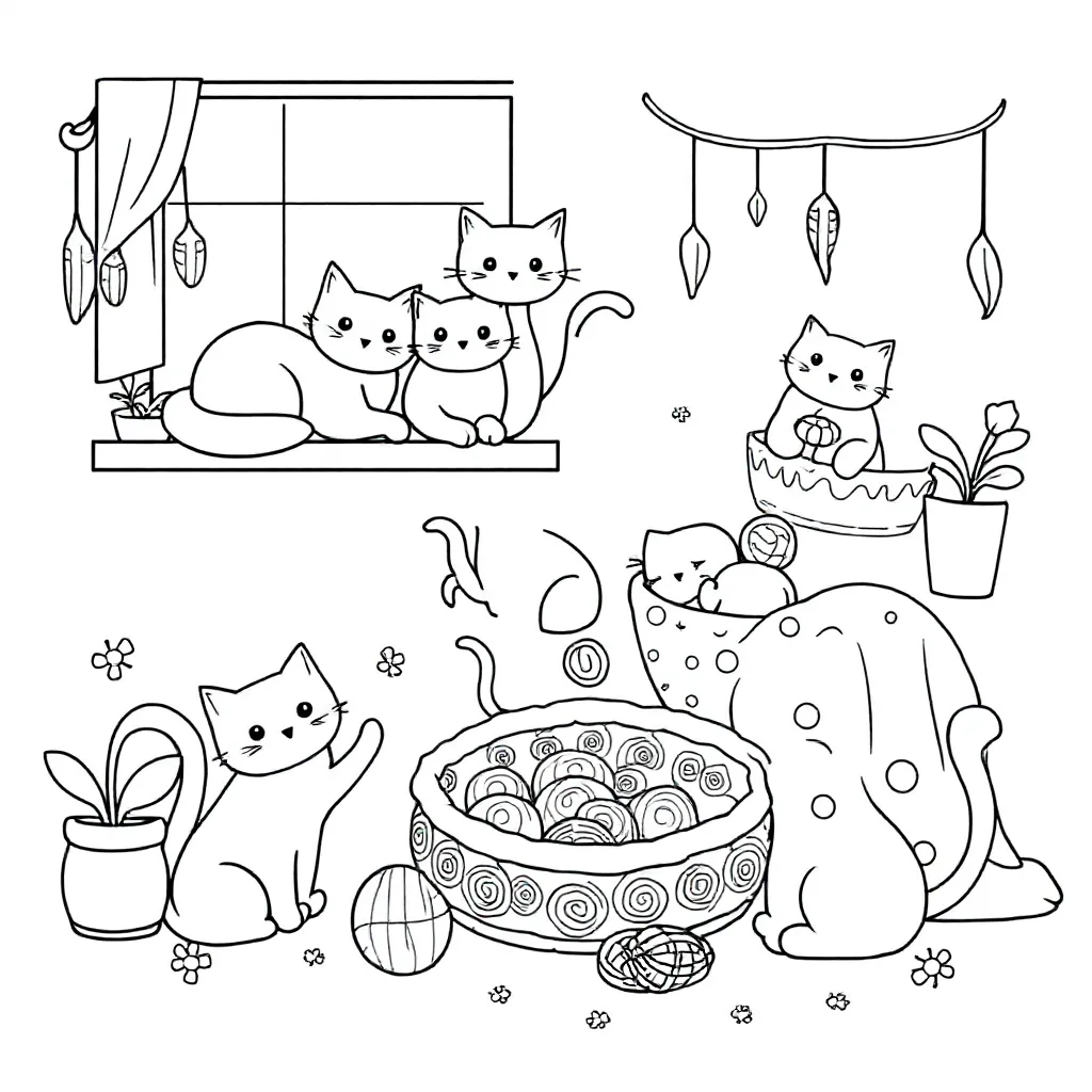 Poesen coloring page for children