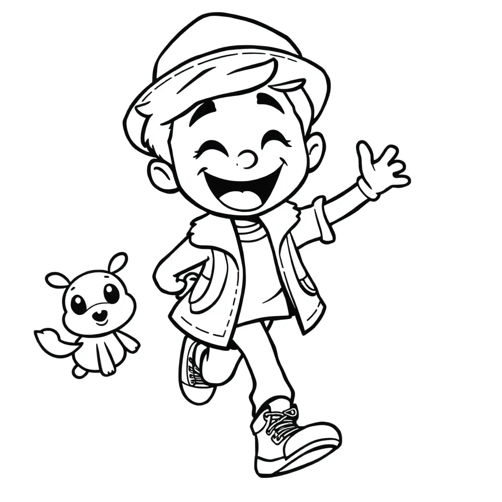 Pokemon Anime Karakter Schattig Creatief coloring page for children