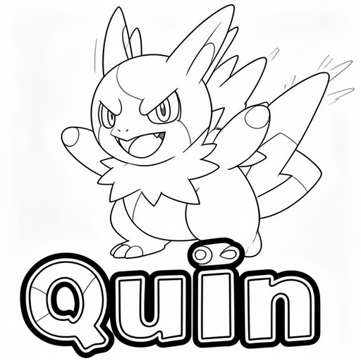 pokemon die gevaarlijk is kleurplaat voor kinderen