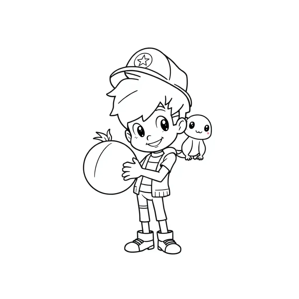 Pokemon Pikachu Cartoon Kinderen Tekenen coloring page for children