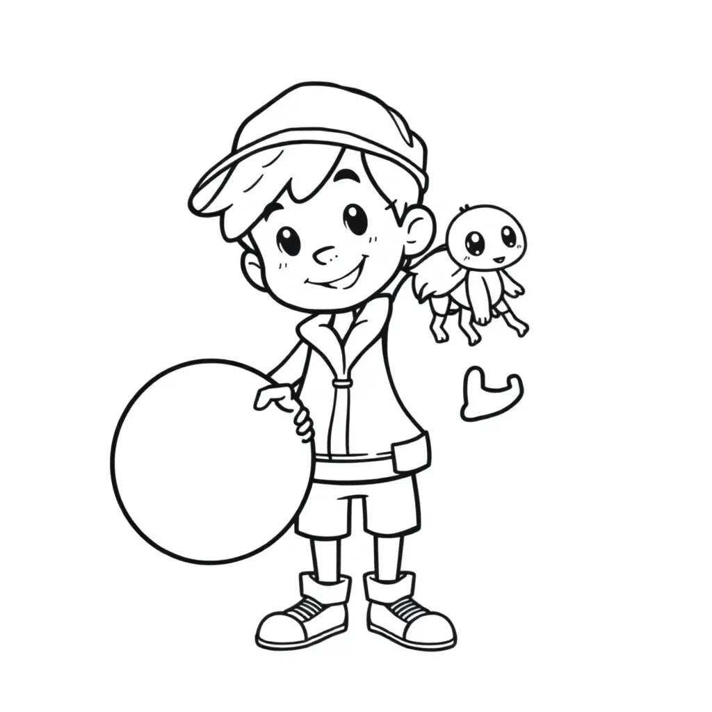 Pokemon Pikachu Kinderen Tekenen Avontuur coloring page for children