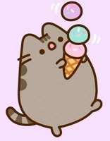 Pusheen coloring page for children