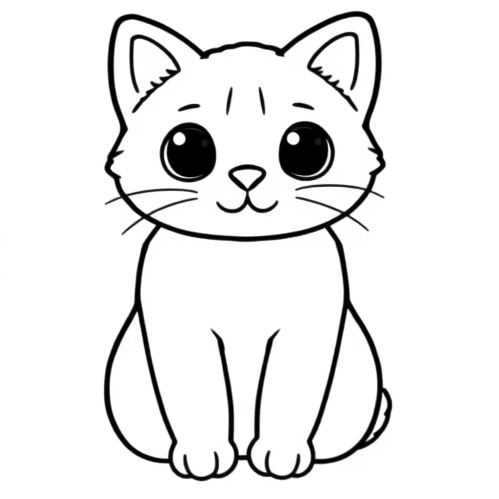 Ragdoll coloring page for children