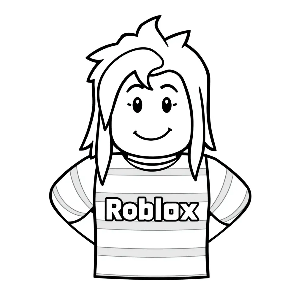Roblox Kleurplaten coloring page for children