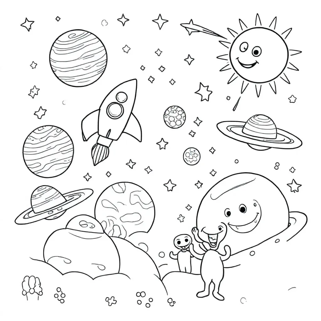 Childrens coloring page