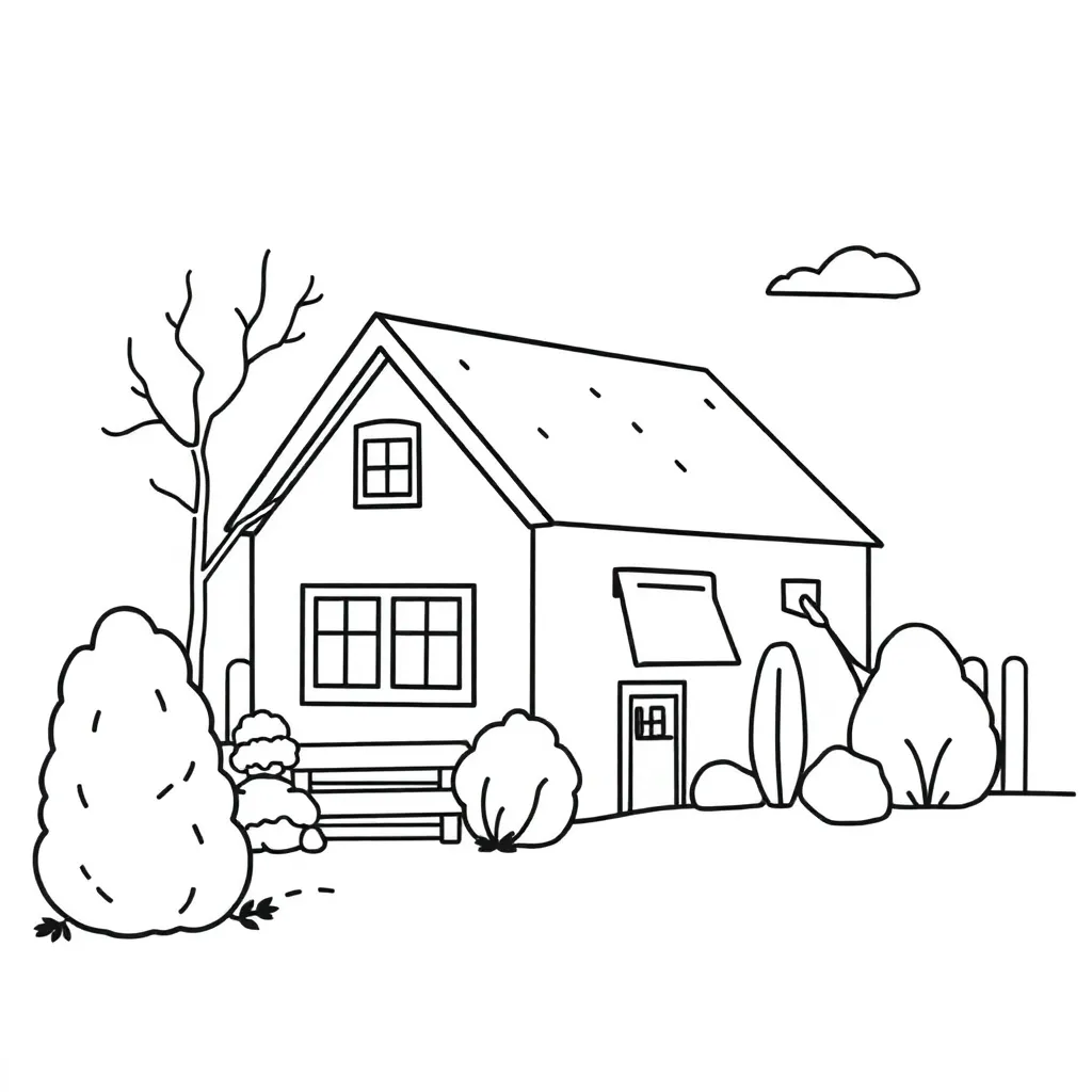 Plantilla para colorear para niños