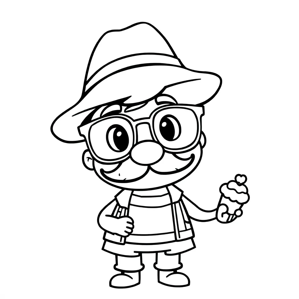 Plantilla de colorear Gratis Tienda de Shopkins Plantilla de colorear para niños