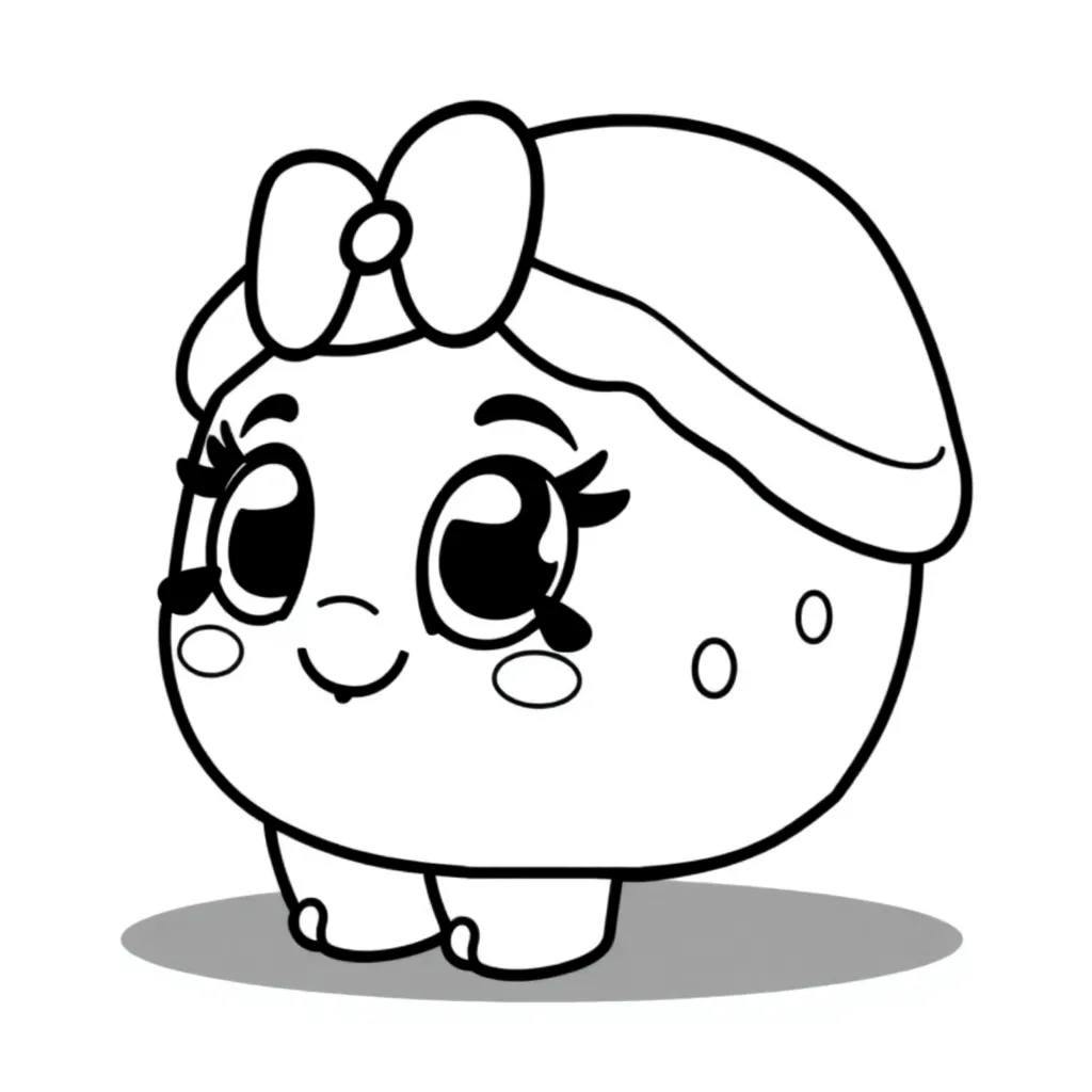 Shopkins Speelgoed Poppetjes Verzamelen Vrolijk coloring page for children