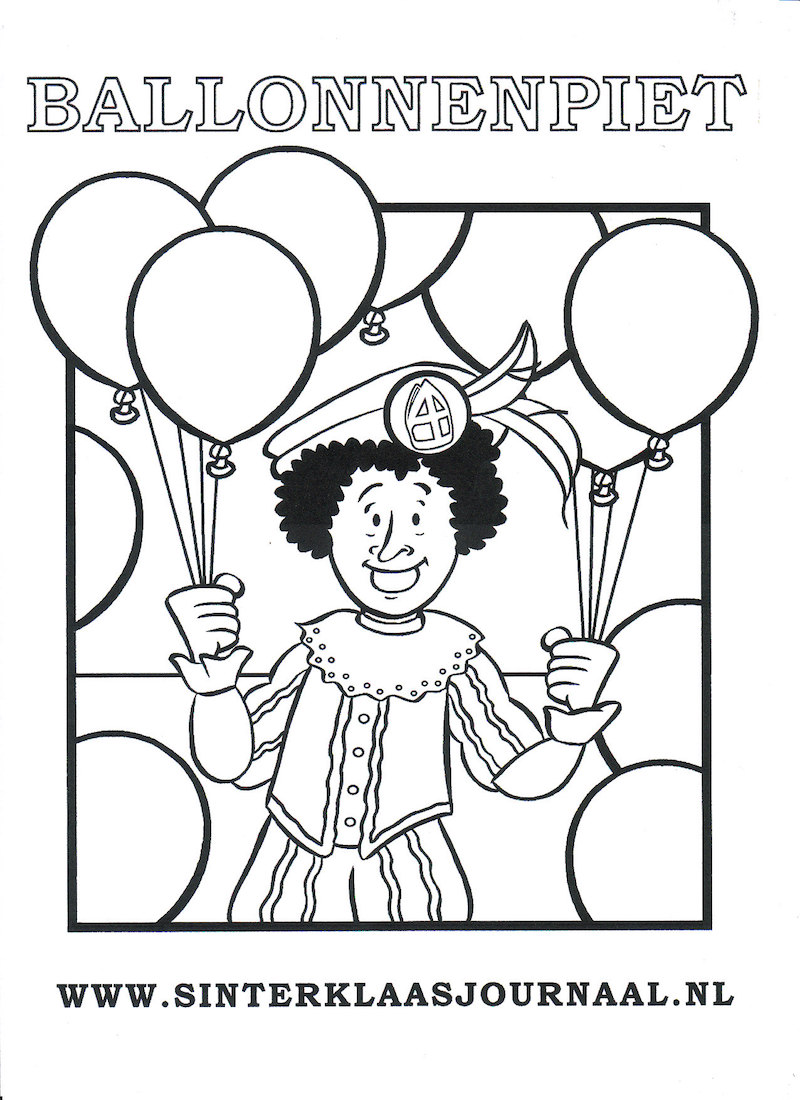 Sinterklaasjournaal Kleurplaat_07 coloring page for children