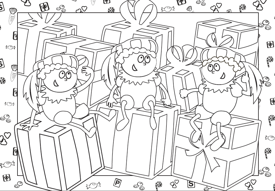 Sinterklaasjournaal Kleurplaat_11 coloring page for children