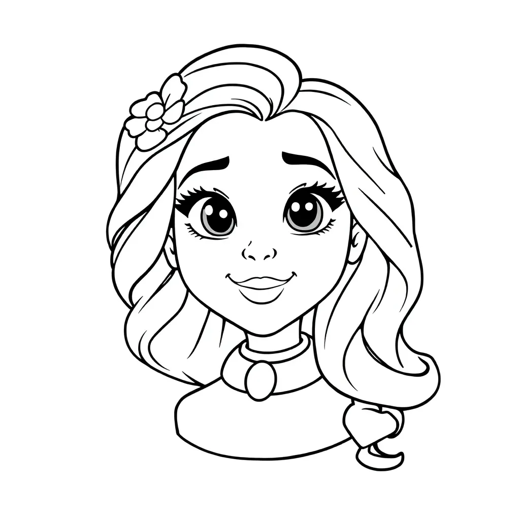 Sofia Disney Prinses Tekenfilm Creatief coloring page for children