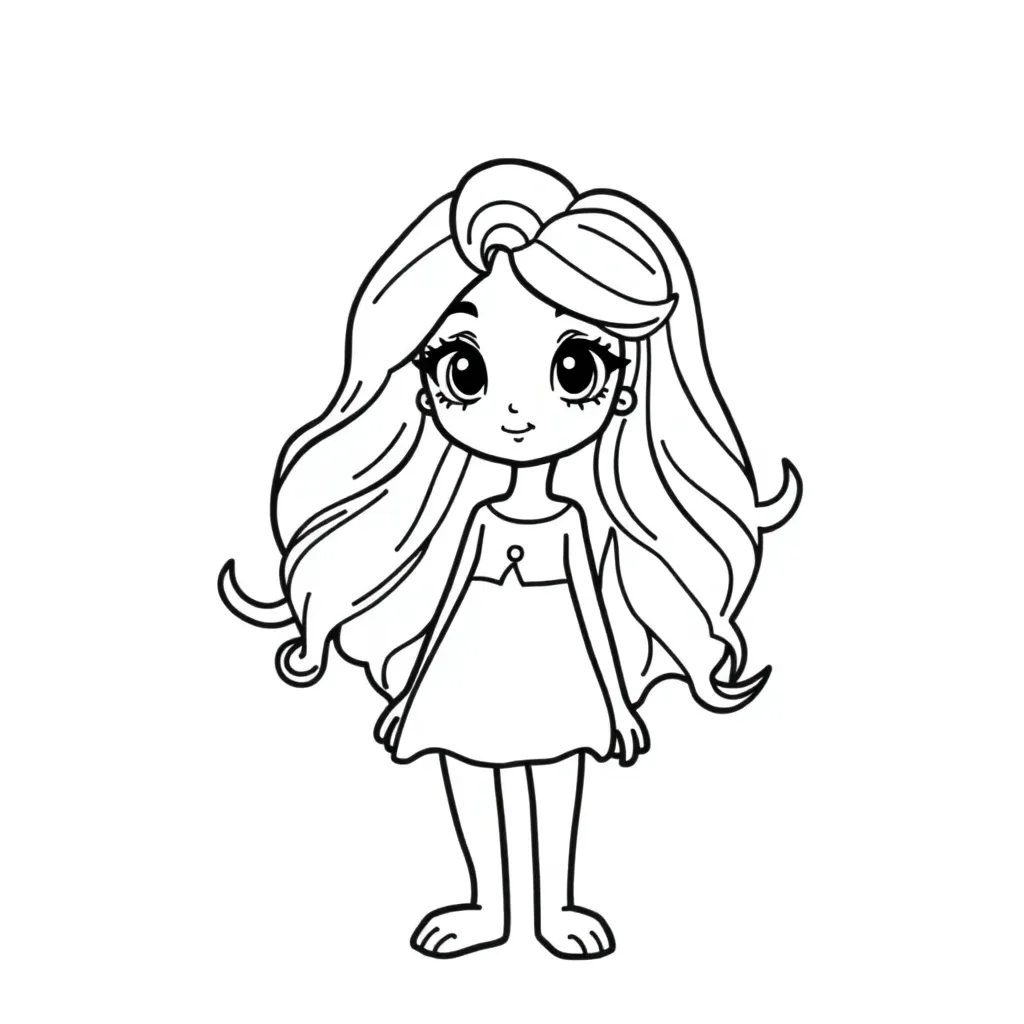 Plantilla de Coloreado Gratis Soy Luna Disney Música Baile Adolescente Plantilla de Coloreado para Niños