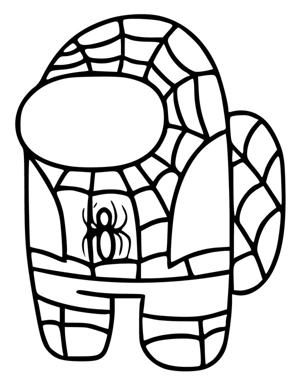 Spiderman Unter Uns coloring page for children