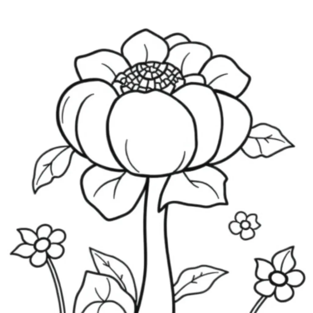 Sprookjesboom Fantasie Natuur Kinderkunst Avontuur coloring page for children