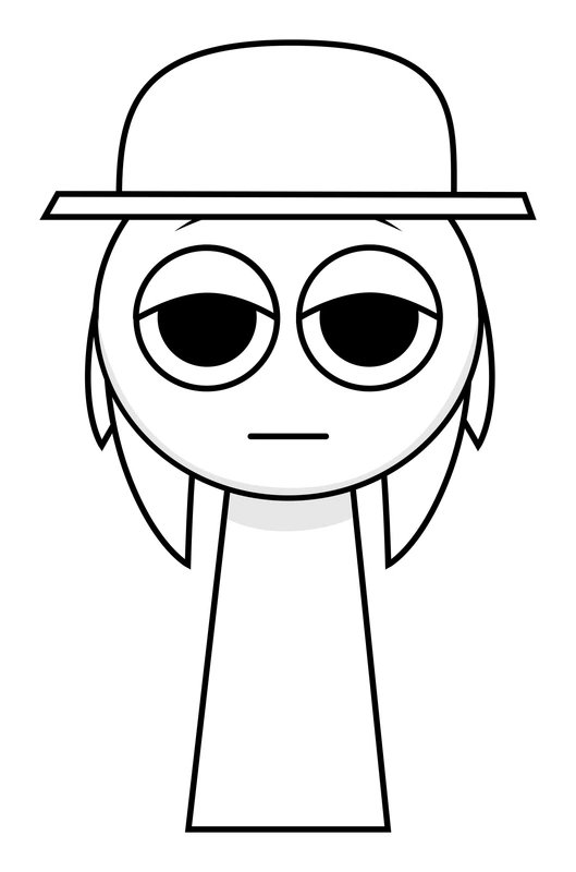 Sprunki Tunner coloring page for children