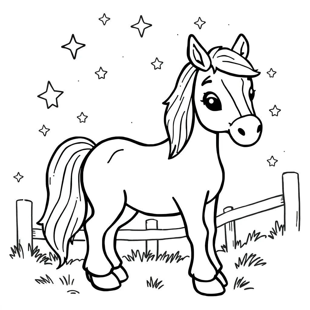 Star Stable Paarden Avontuur Rijden coloring page for children