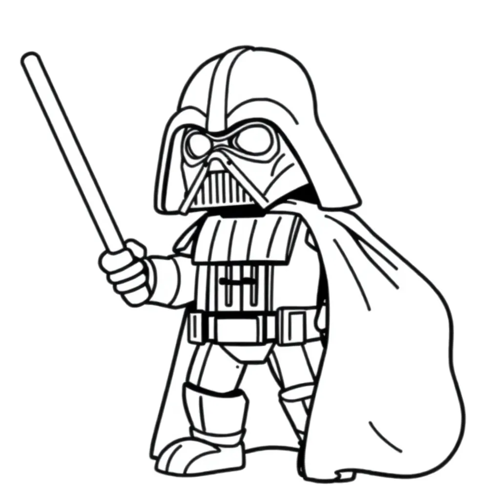 Star Wars Ruimteschepen Jedi Avontuur Sci Fi coloring page for children
