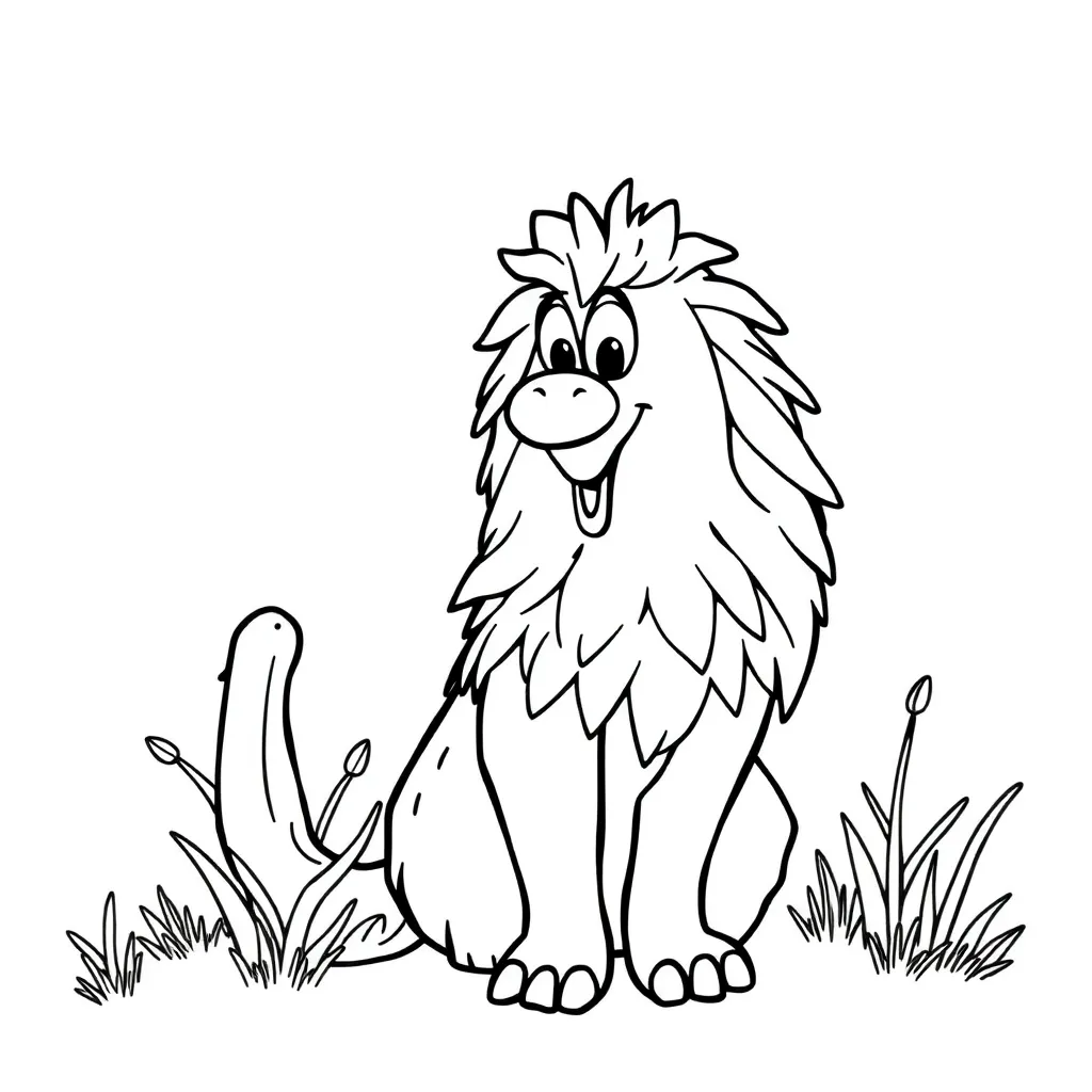 Strooien coloring page for children