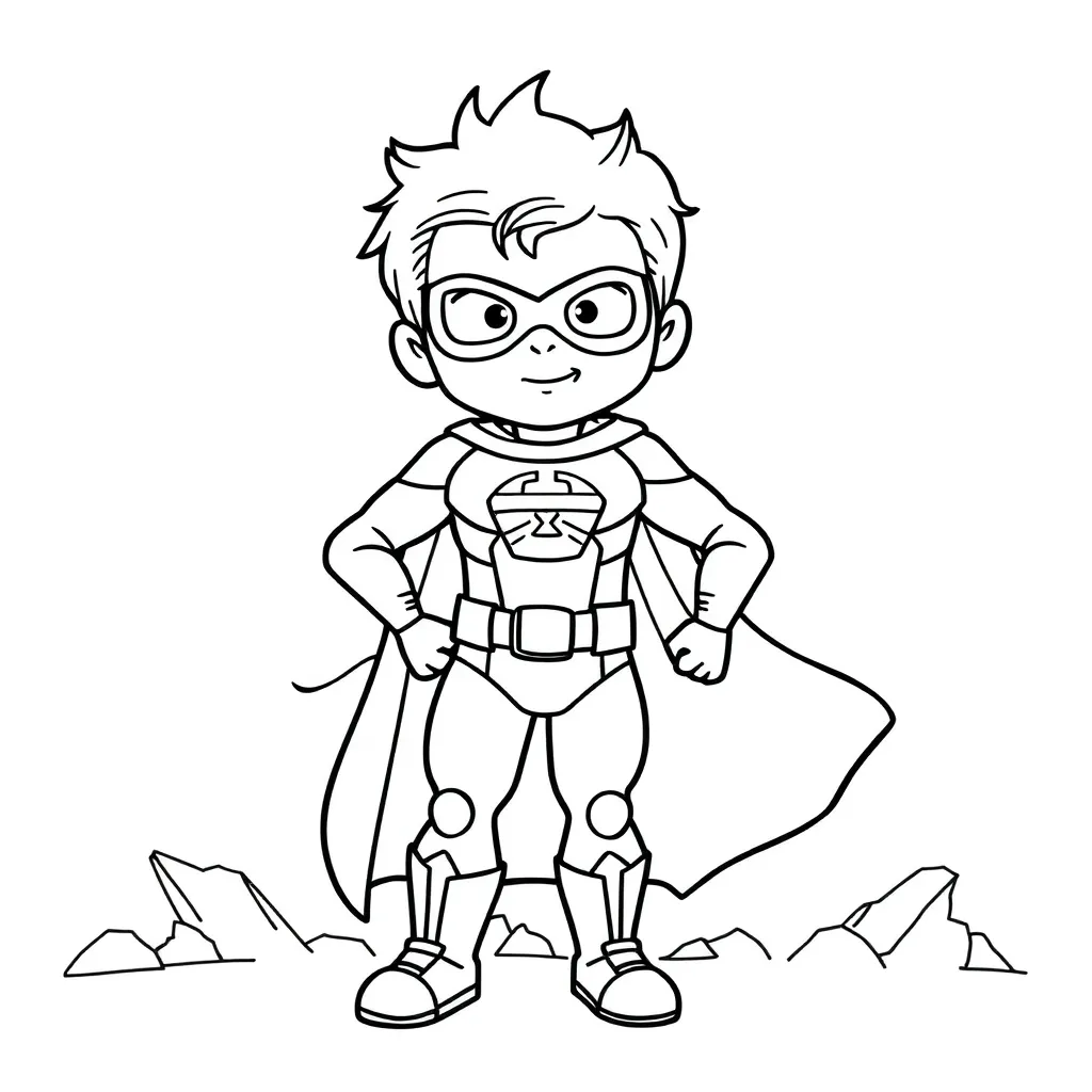Superhelden Action Marvel Avengers Kinderactiviteit coloring page for children