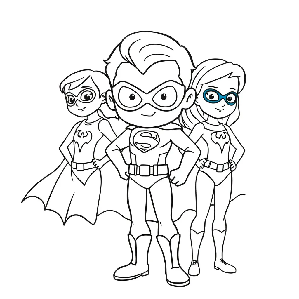 Superhelden Marvel Avengers Actie Creatief coloring page for children