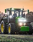 Tractor coloring page for children