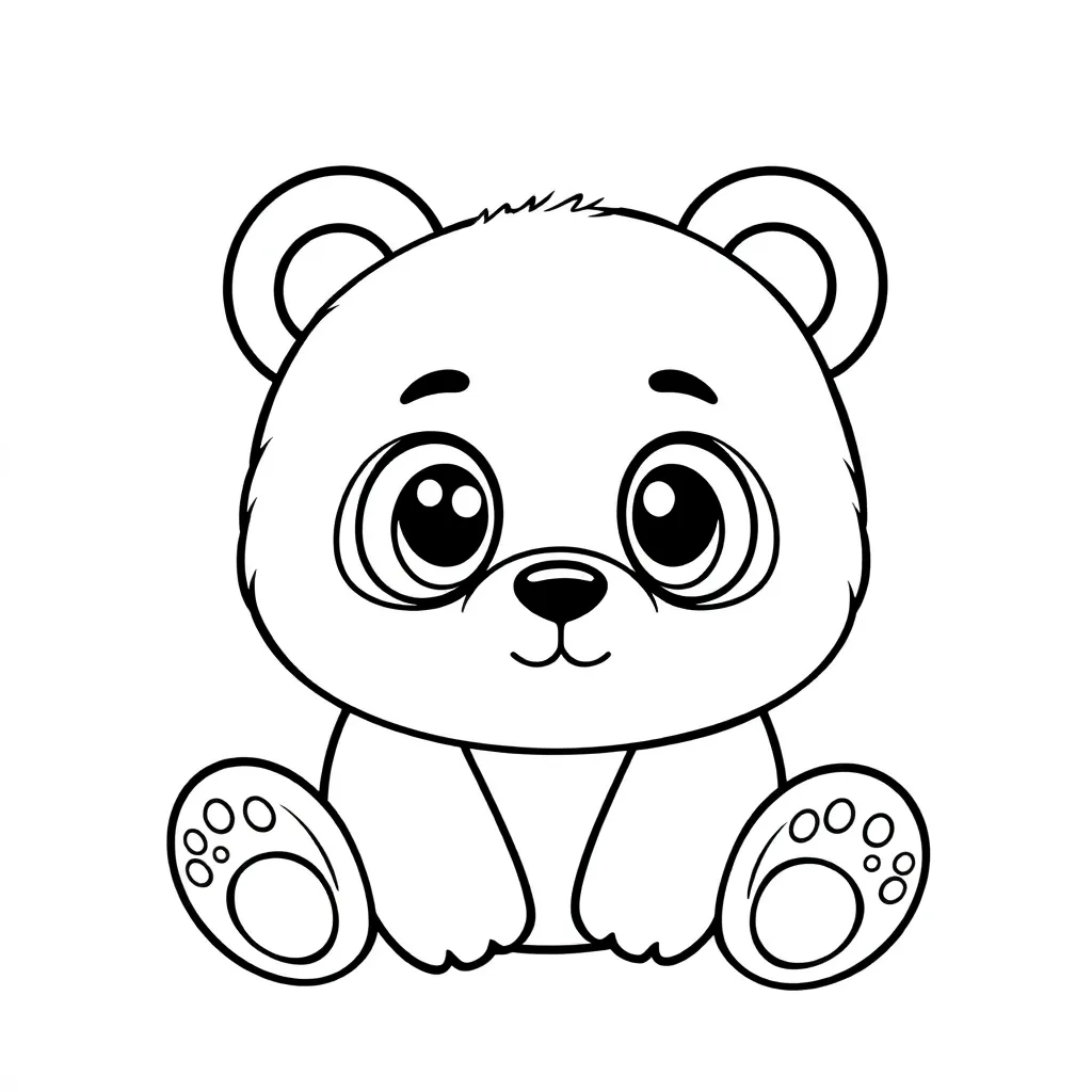 Plantilla de Coloreado Gratis de Ty Beanie Boo. Plantilla de Coloreado para Niños.