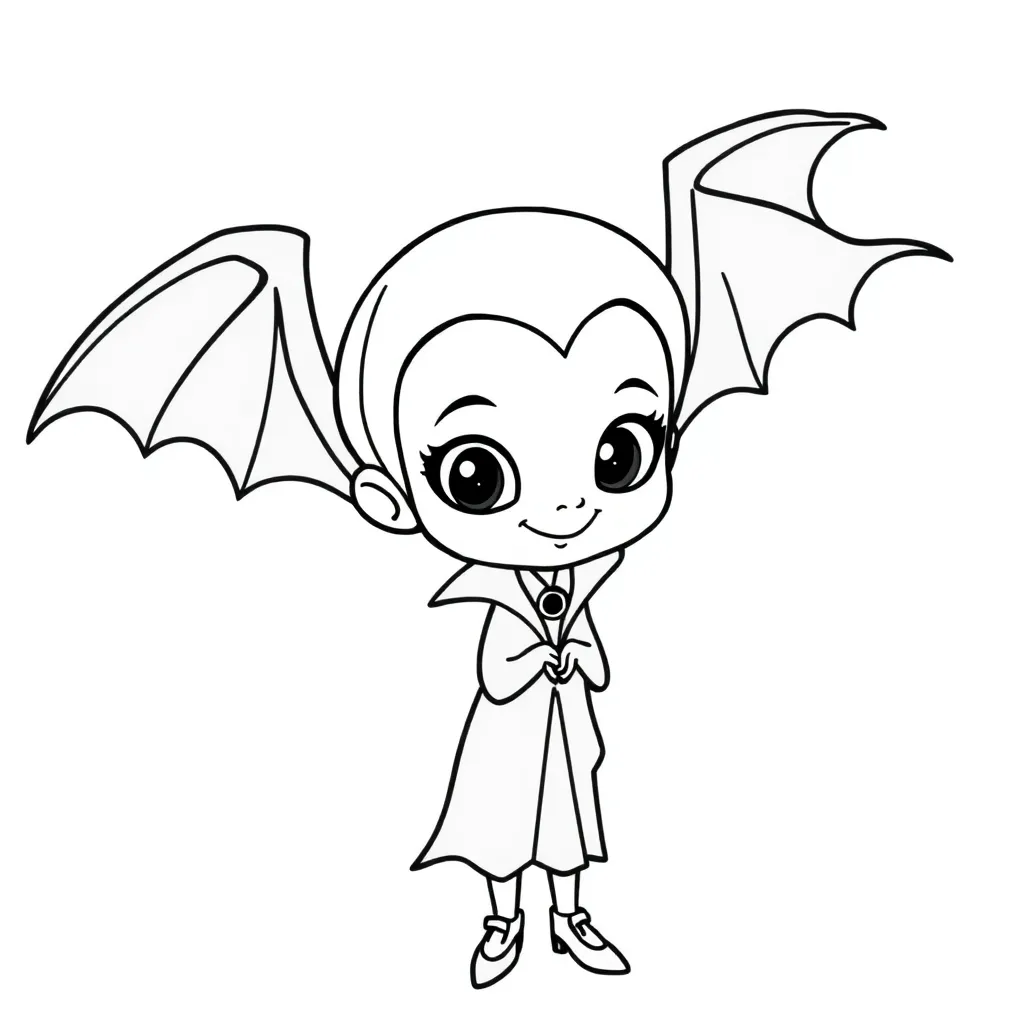 Vampirina Tekenfilm Spookjes Grappig Kinderen coloring page for children