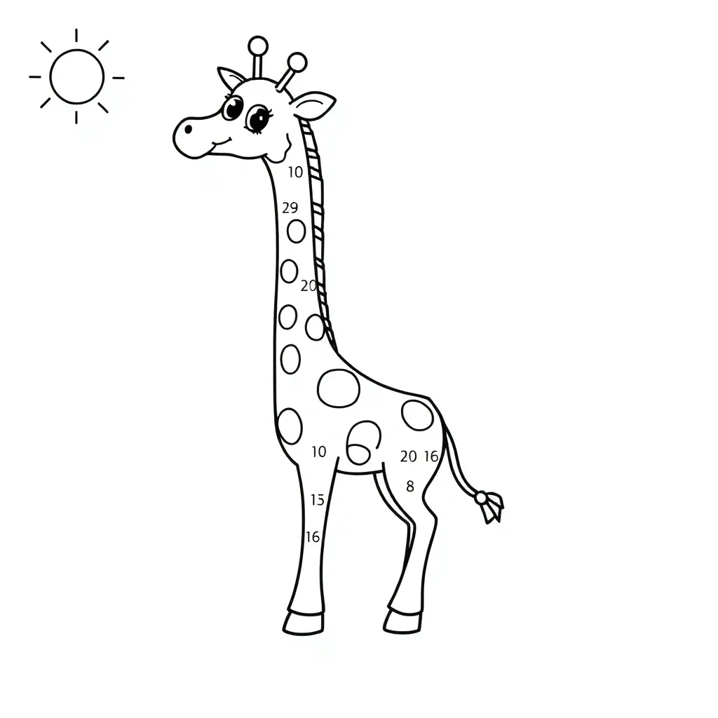 Verbinden Punten Puzzel Educatief Creatief coloring page for children