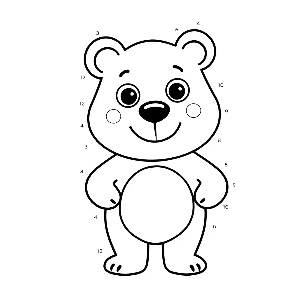 Verbinden Punten Puzzel Educatief Creatief coloring page for children