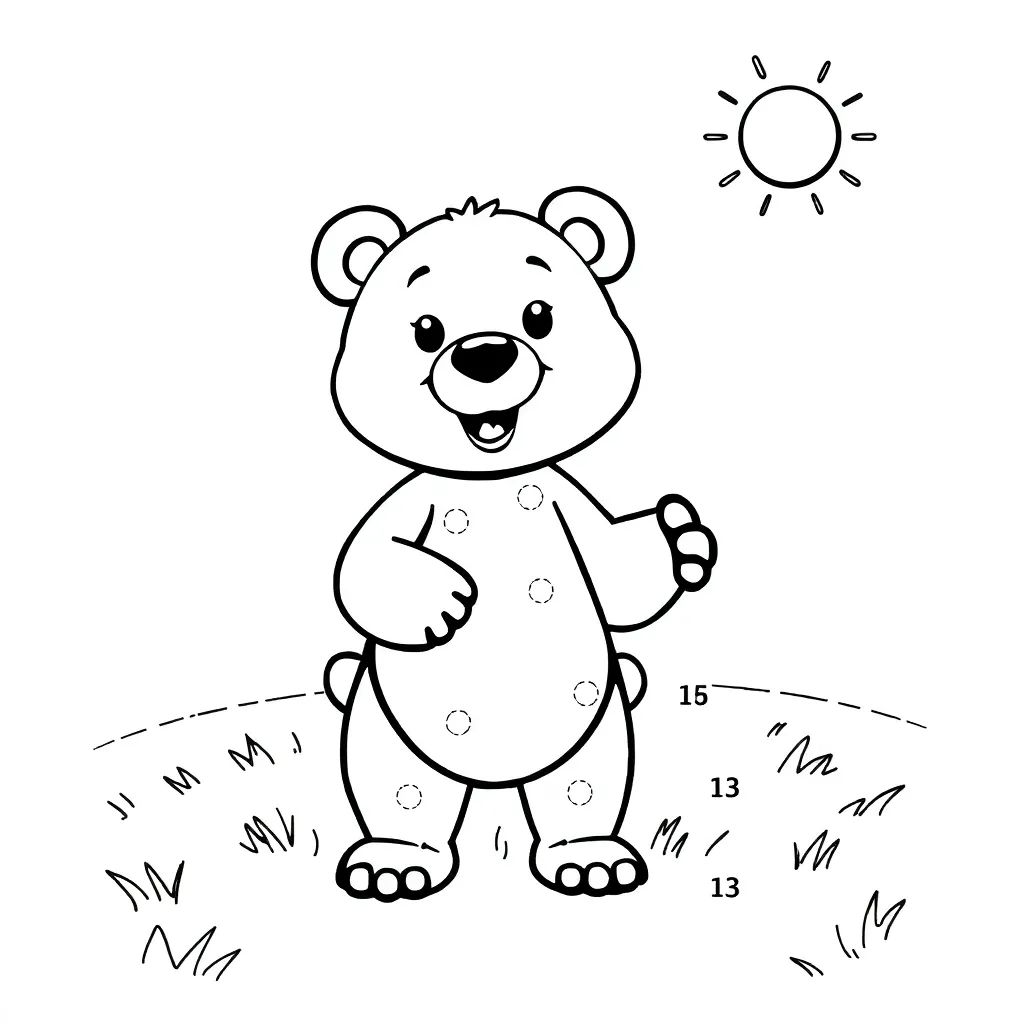 Verbinden Punten Tekenen Puzzel Educatief coloring page for children