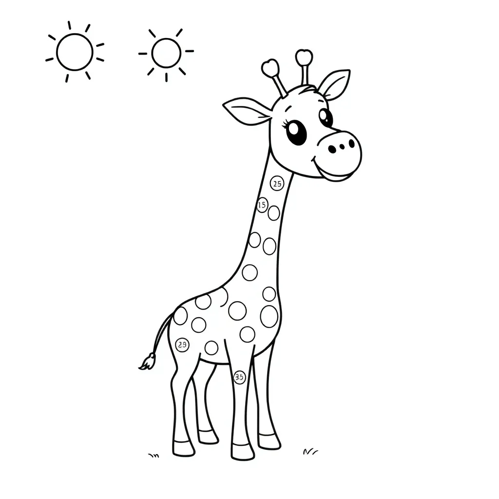 Verbinden Punten Tekenen Puzzel Educatief coloring page for children