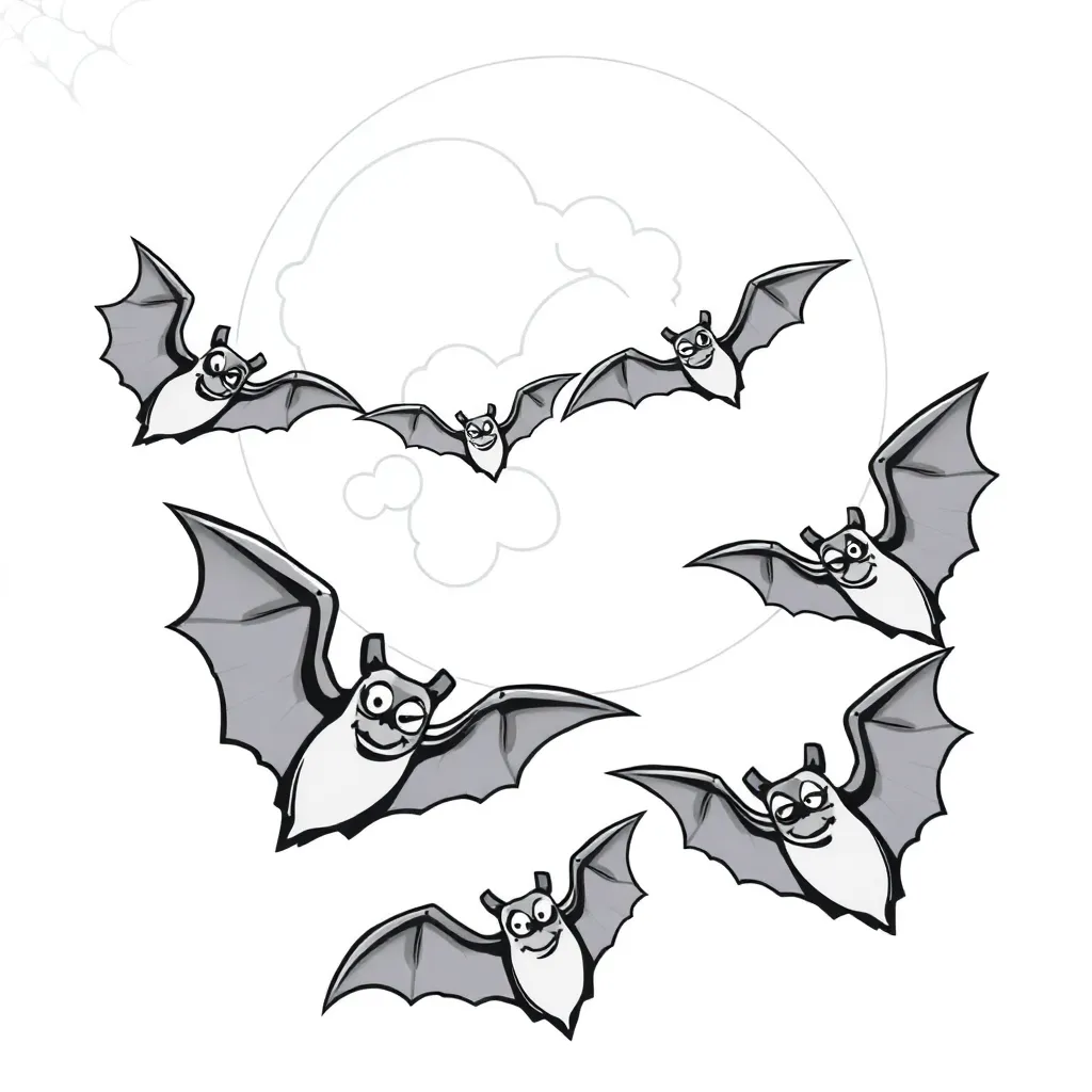 Vleermuis Kleurplaten coloring page for children