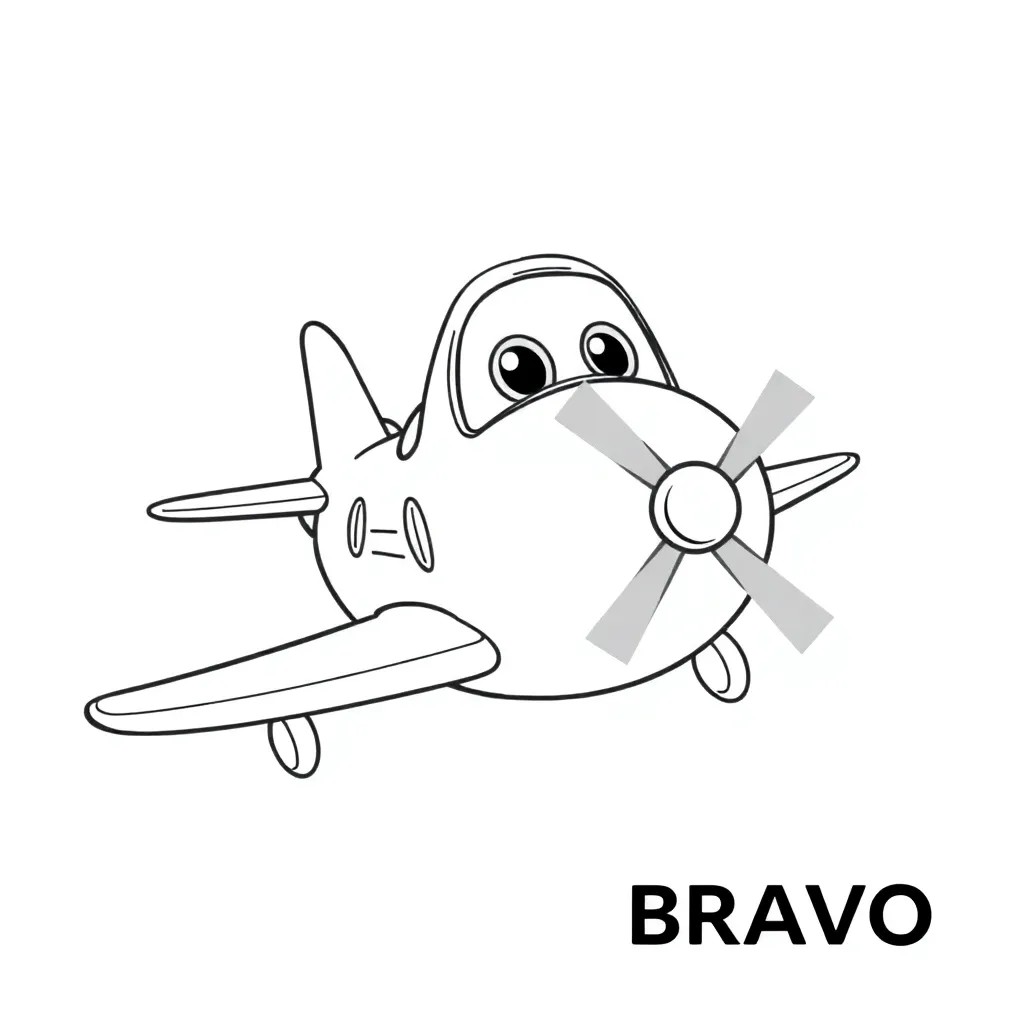 Plantilla para colorear para niños