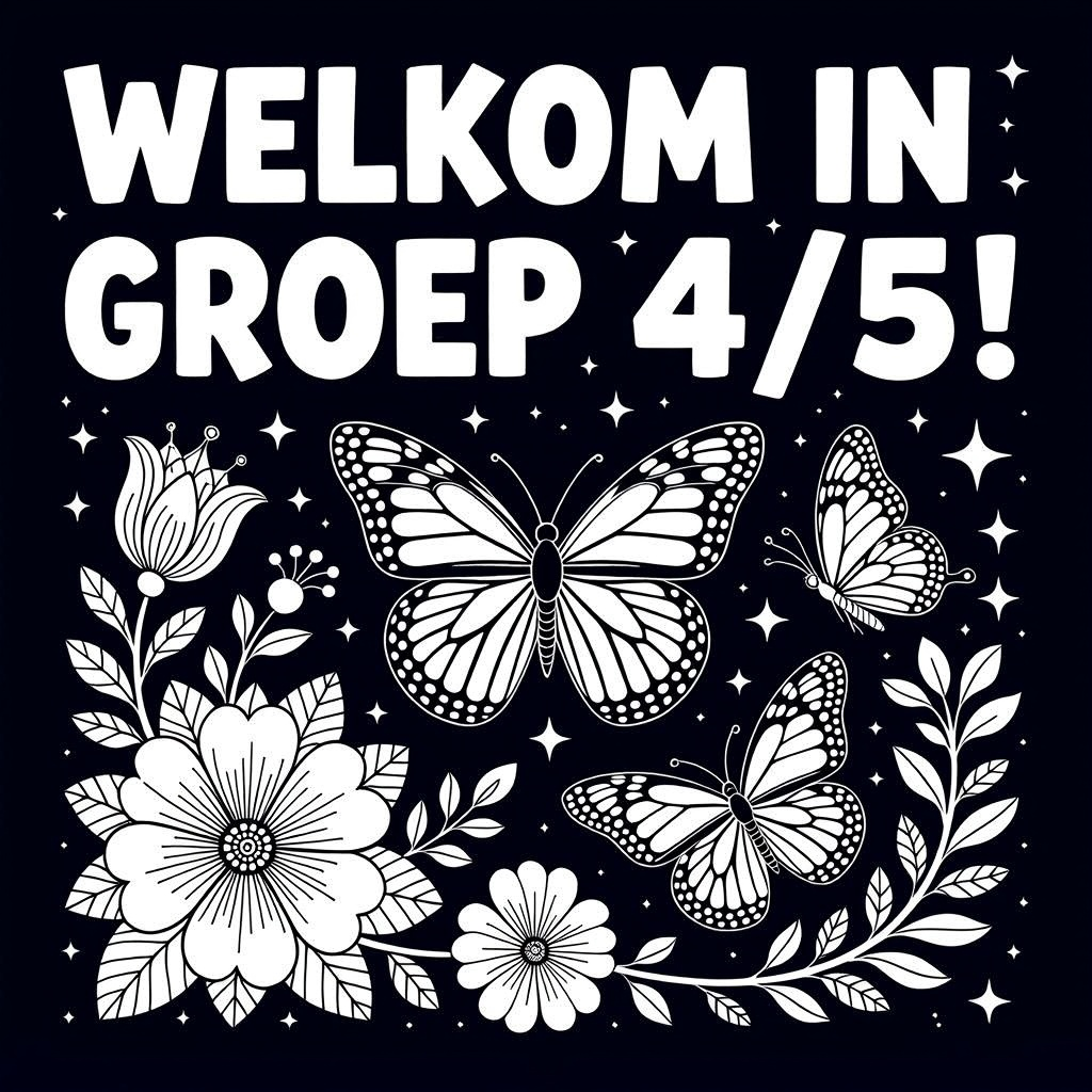 vlinders coloring page for children