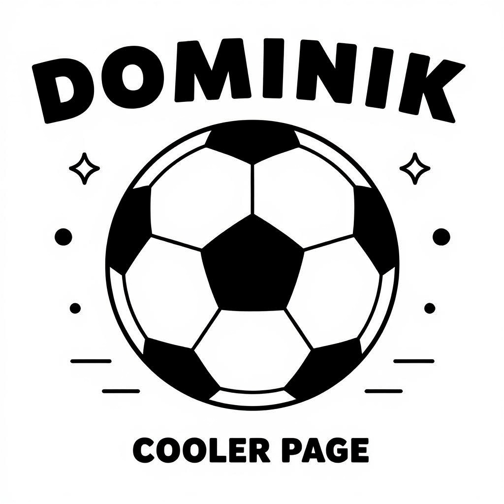 voetbal coloring page for children