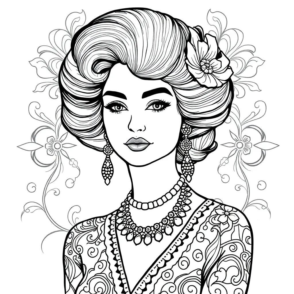 Volwassenen Creatief Ontspanning Kunst Tekenen coloring page for children