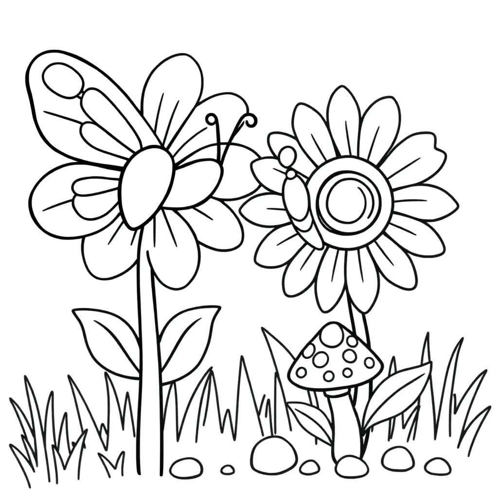 Volwassenen Ontspanning Creatief Kunst Mindfulness coloring page for children