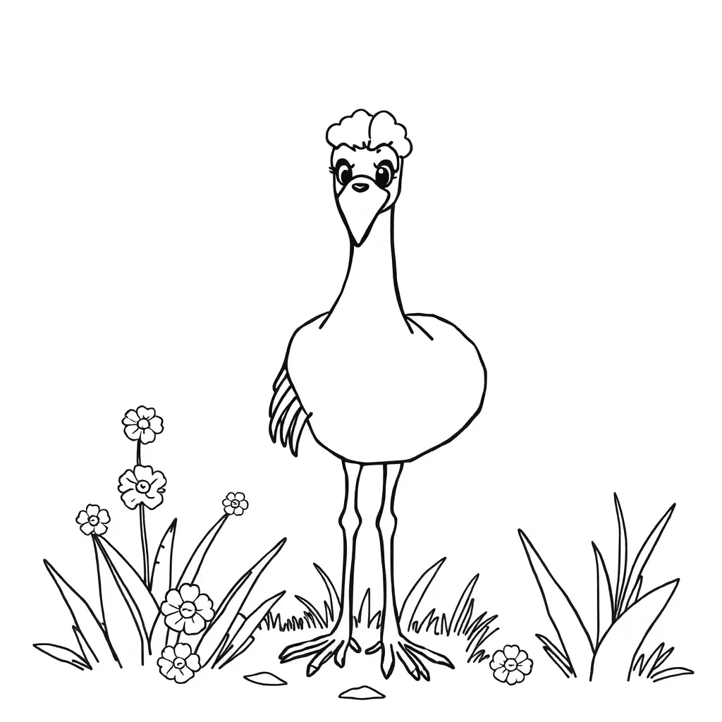 Welp Dier Schattig Natuur Wilde coloring page for children