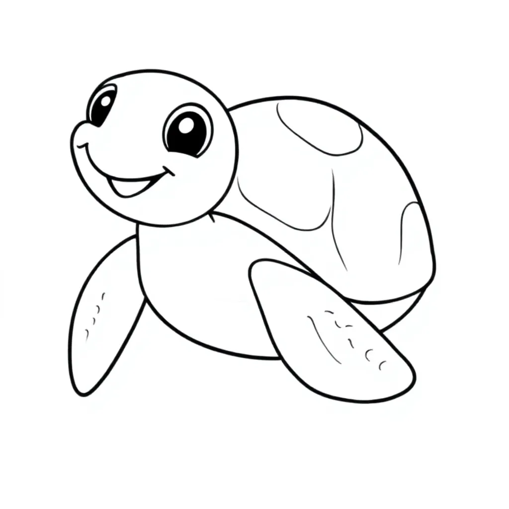 Zeedieren coloring page for children