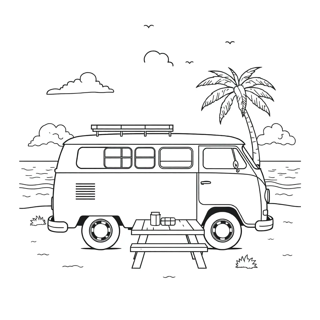 Zomer Kleurplaten coloring page for children