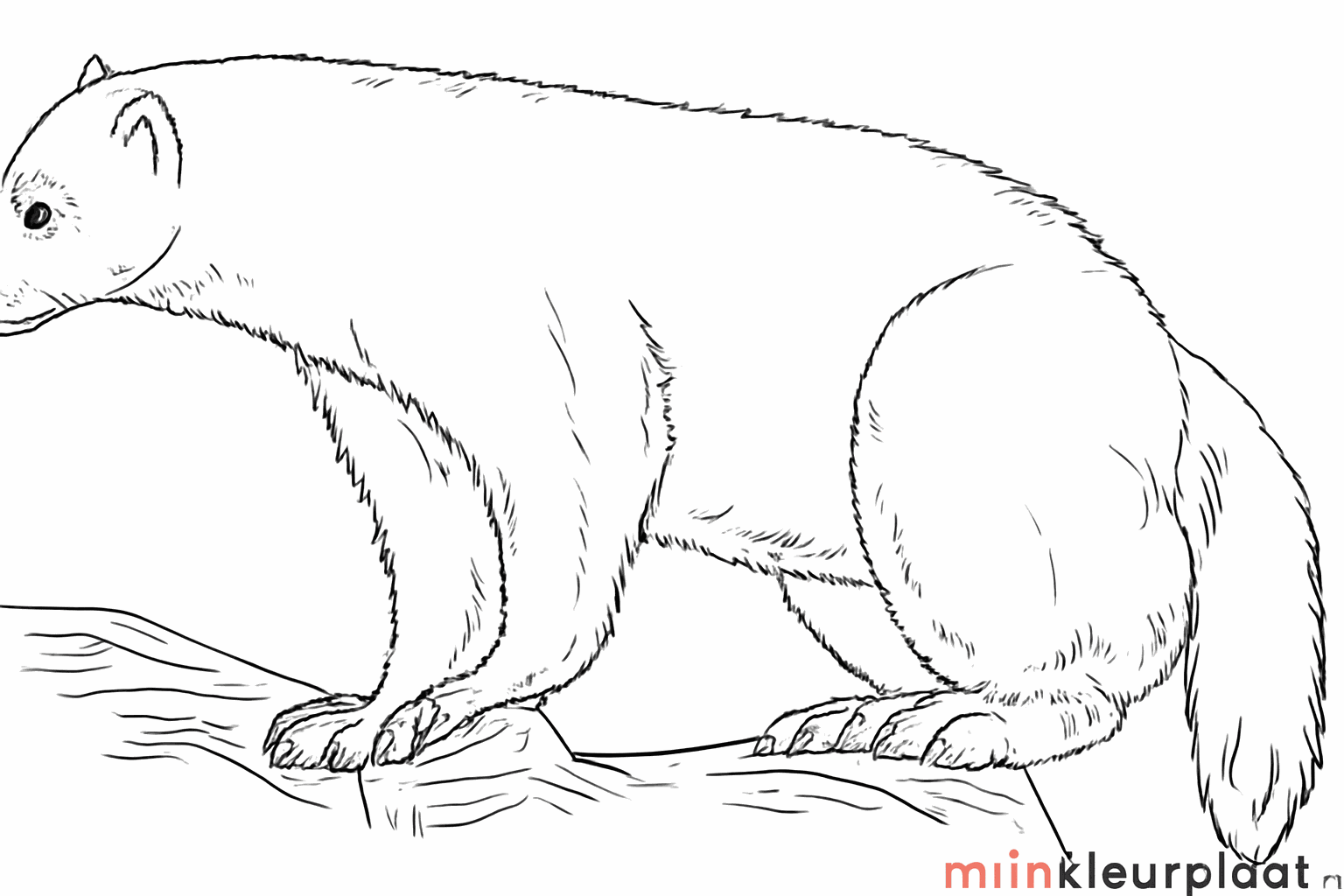 Adding fur texture and details on the tree trunk.