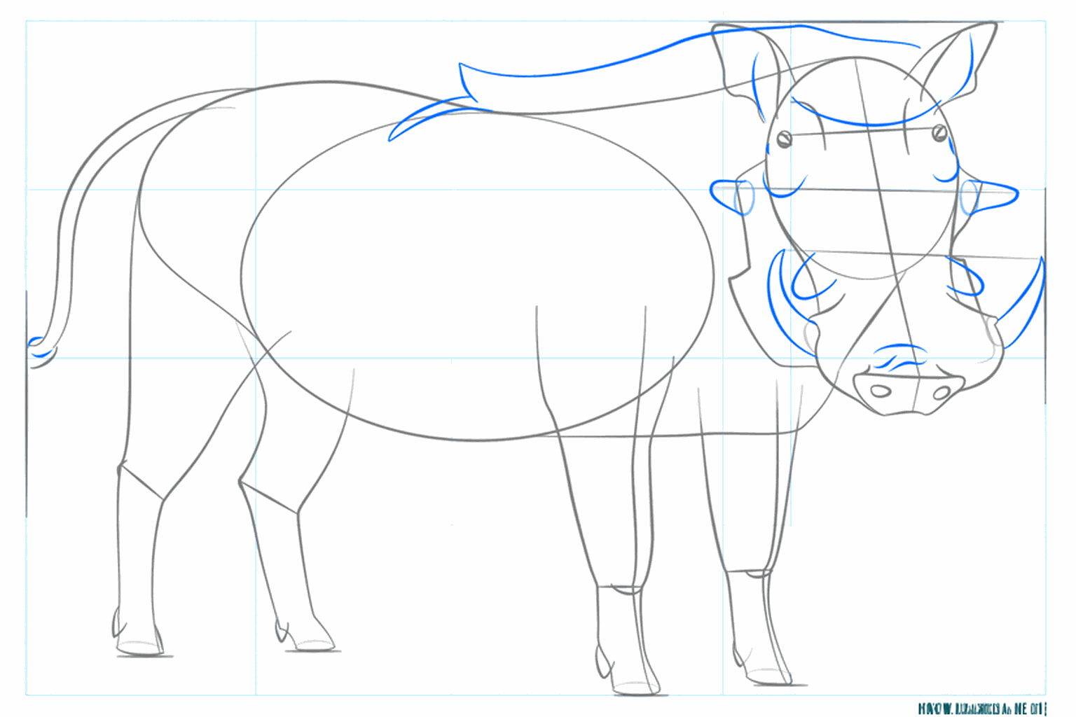 Extra details at the joints of the legs and the shape of the head.