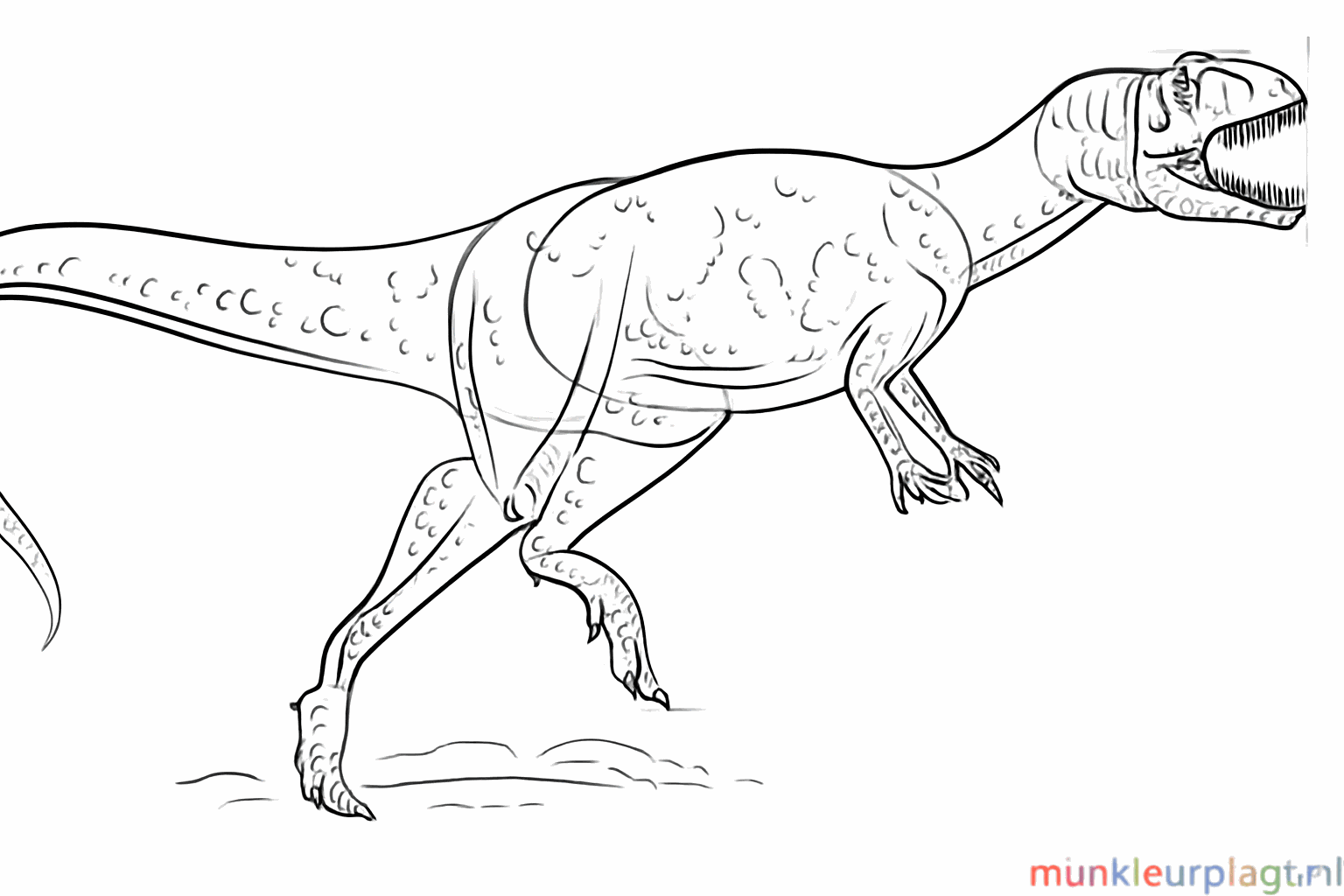 Adding sharp teeth and claws for a cool look.