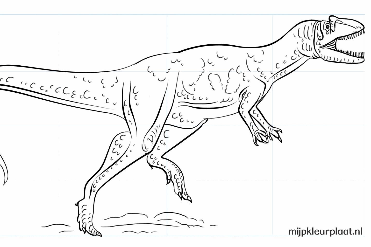 Drawing a Cool Allosaurus