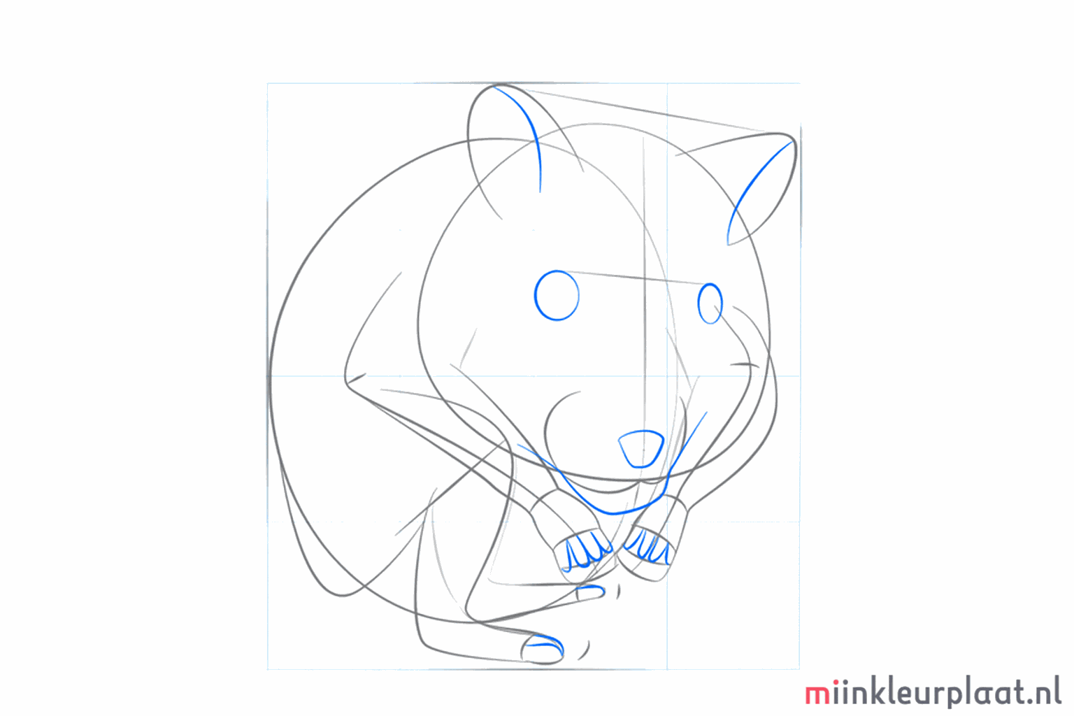 Petites pattes qui dépassent du bas et des côtés du corps.