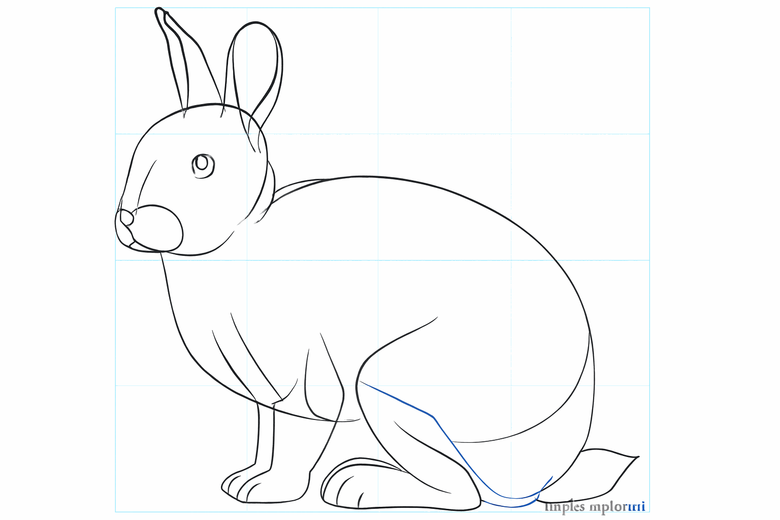 Détails du museau, des orteils sur les pattes et d'une petite queue duveteuse.