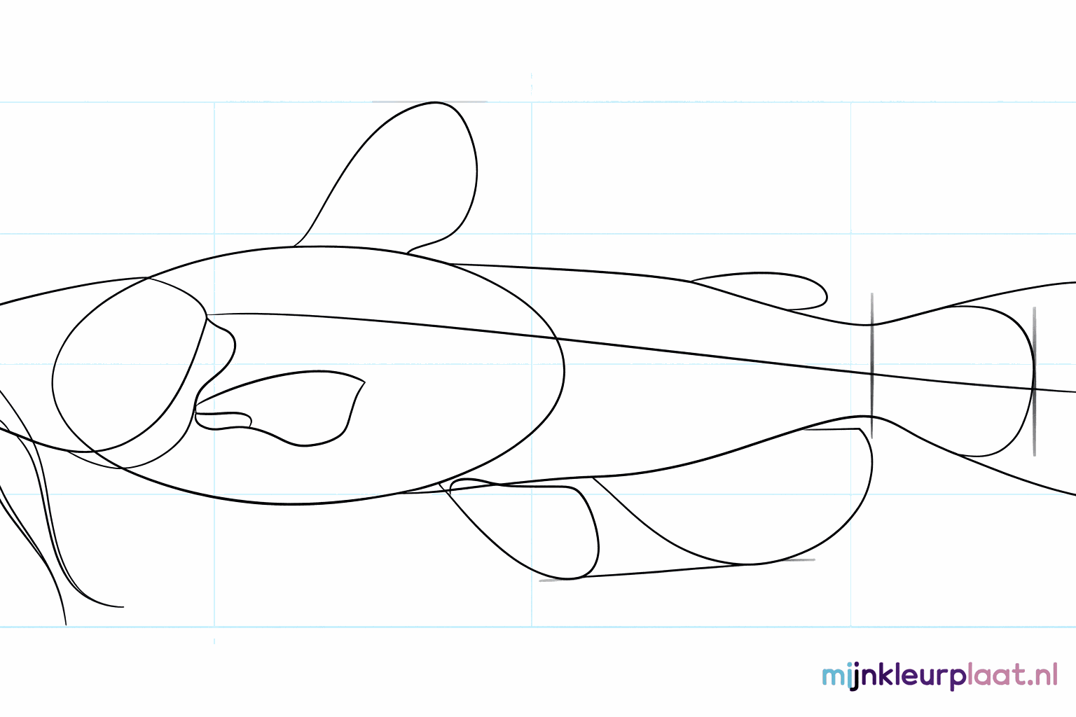 The mouth of the catfish with two long wavy whiskers.